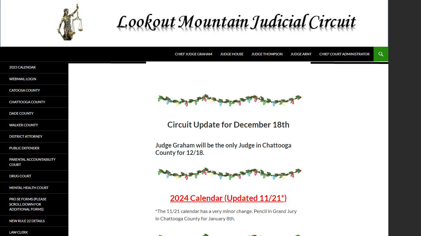 Jail 24 Hour Report CHATTOOGA COUNTY S.O. - lmjc.net